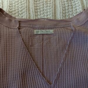 We the free waffle knit long sleeve